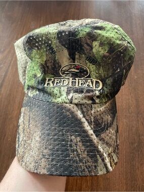 RedHead Camouflage Baseball Cap in Green Brown Camo